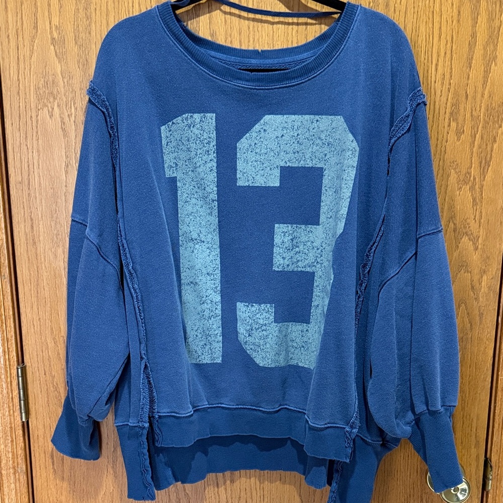 FP Movement by Free People Blue Crew Neck Sweater